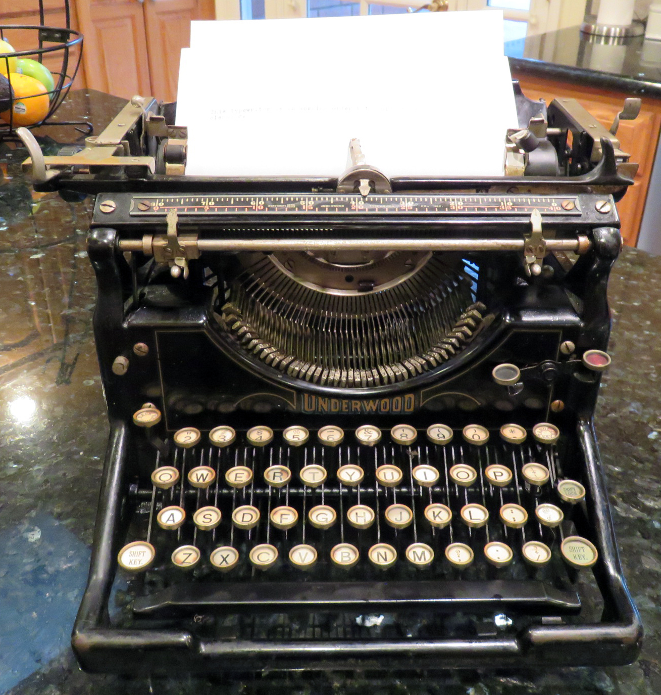 Underwood Typewriter 1925