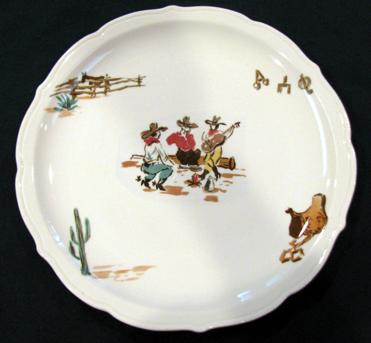 Syracuse China * SUNDOWN Western Plate * 11 3/8