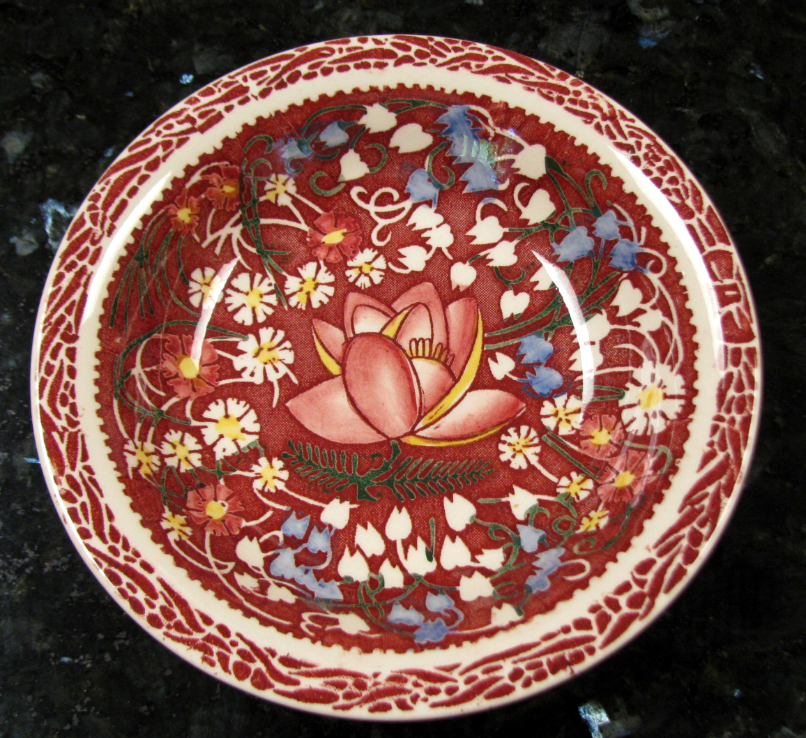   Lani San Marino Berry Bowl * Hawaiian Design by Don Blanding  